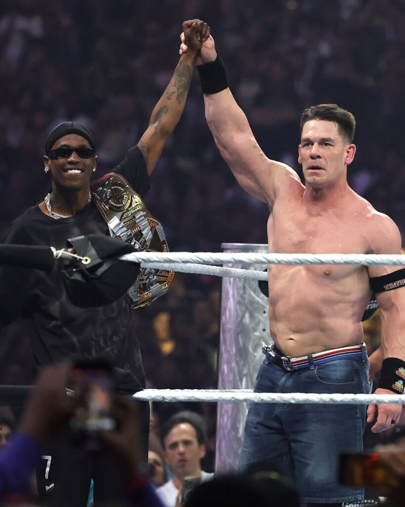 La participación de Travis Scott en WrestleMania