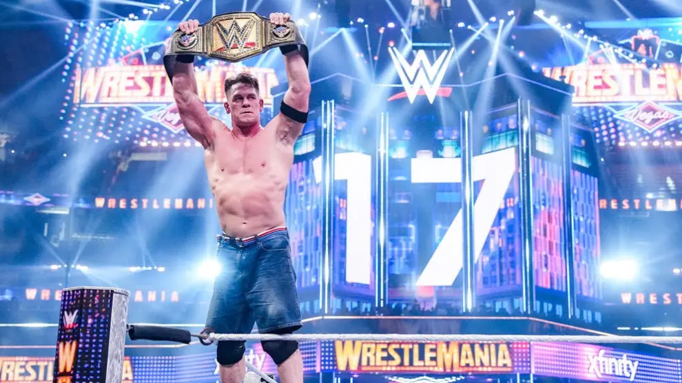 John Cena hace historia en un WrestleMania