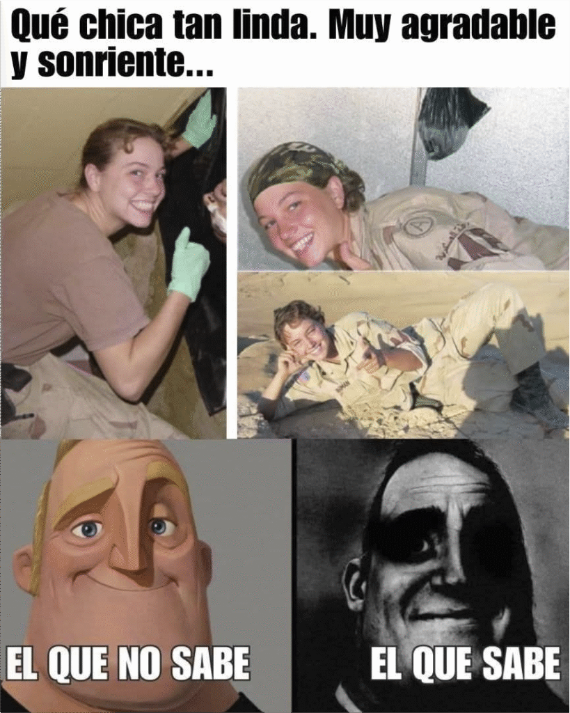 Meme de Sabrina Harman