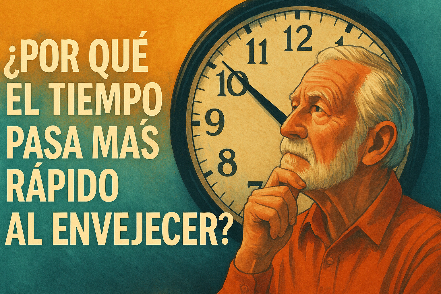 por qué el tiempo pasa más rápido al envejecer